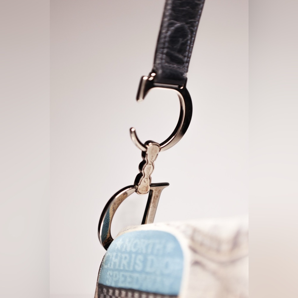 Christian Dior Speedway Mini Saddle Bag Vintage Galliano - Picture 4 of 9